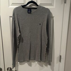 Polo by Ralph Lauren Gray Long Sleeve Tee